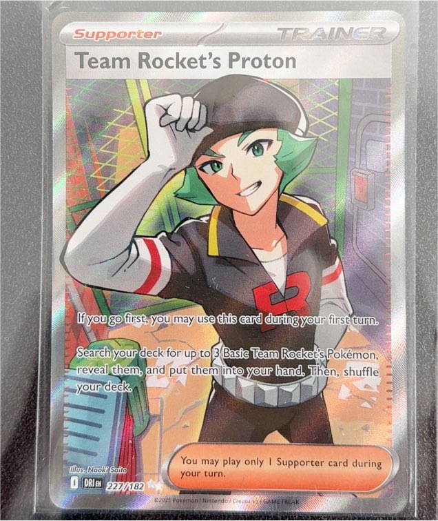 2025 Pokémon SV10: Destined Rivals #227/182 Team Rocket's Proton — front