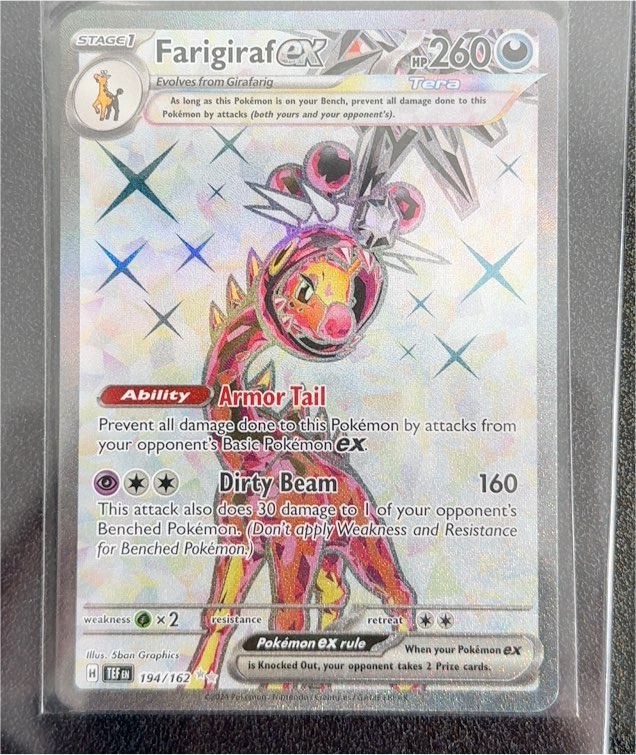2024 Pokémon SV05: Temporal Forces #194/162 Farigiraf ex — front