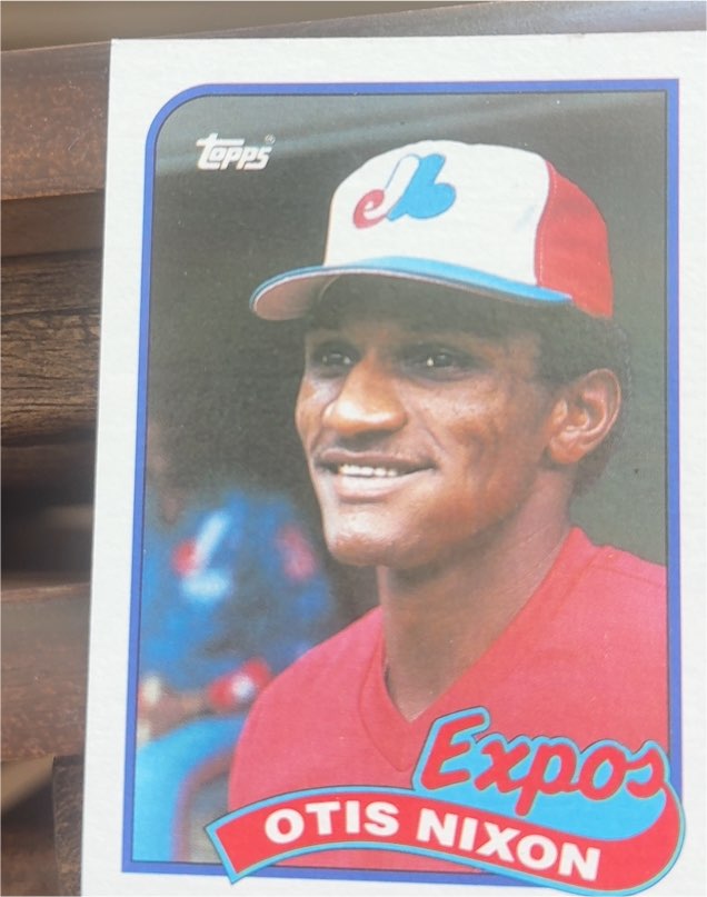 1989 Topps #674 Otis Nixon — front