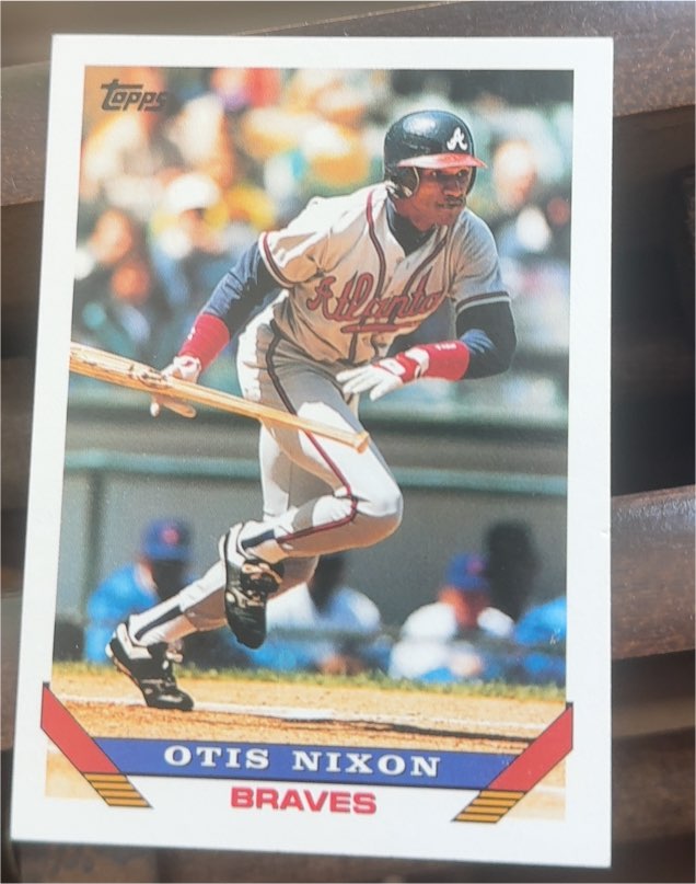 1993 Topps #333 Otis Nixon — front