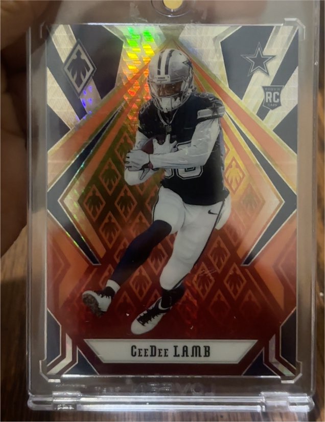 2020 Panini Phoenix Fire Burst #106 CeeDee Lamb — front
