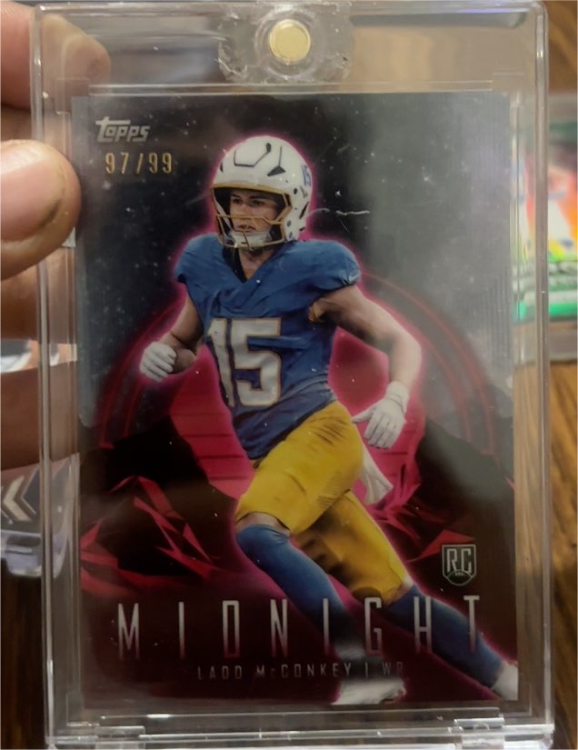 2024 Topps Midnight #97 Ladd McConkey — front