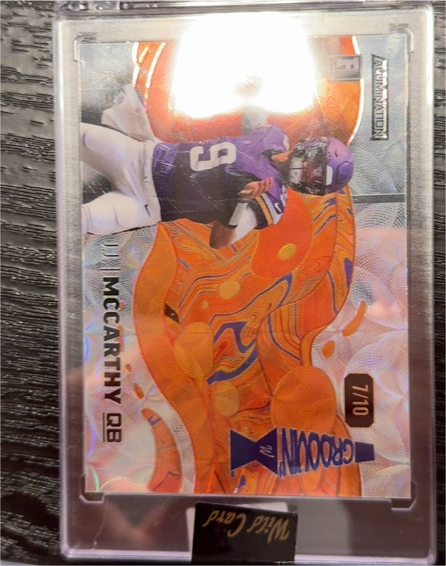 2024 Wild Card Alumination #AG-DM D.J. McCarthy — front