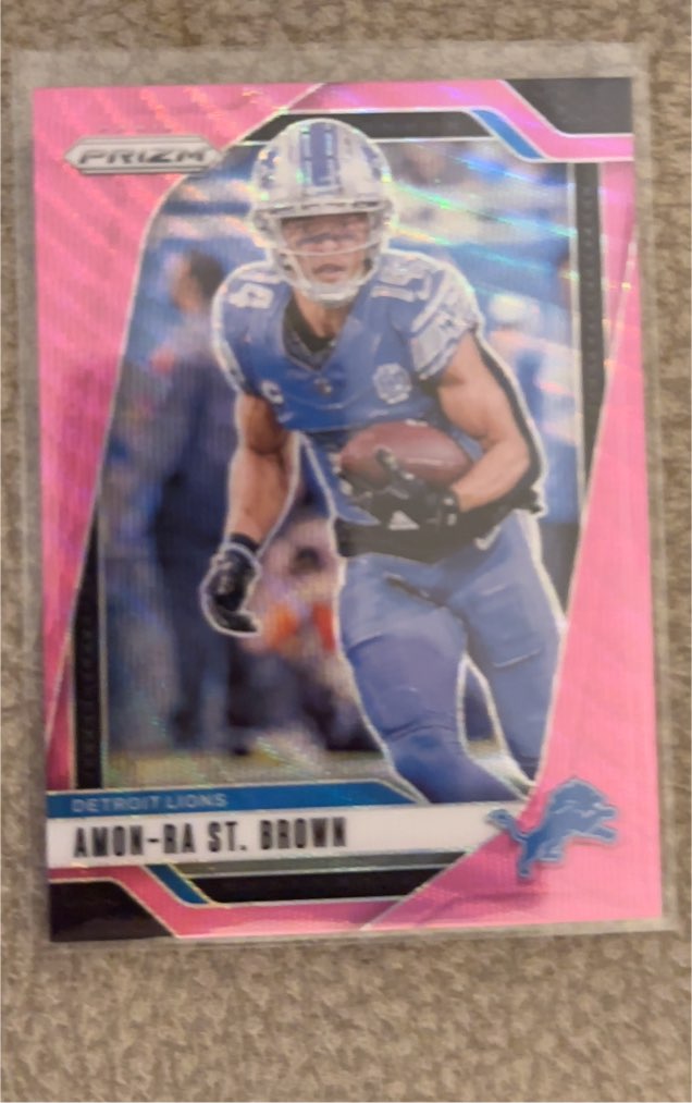 2024 Panini Prizm #134 Amon-Ra St. Brown — front