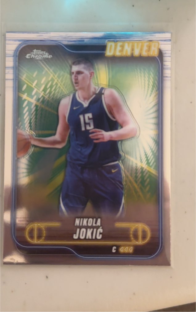 2024-25 Topps Chrome #15 Nikola Jokić — front
