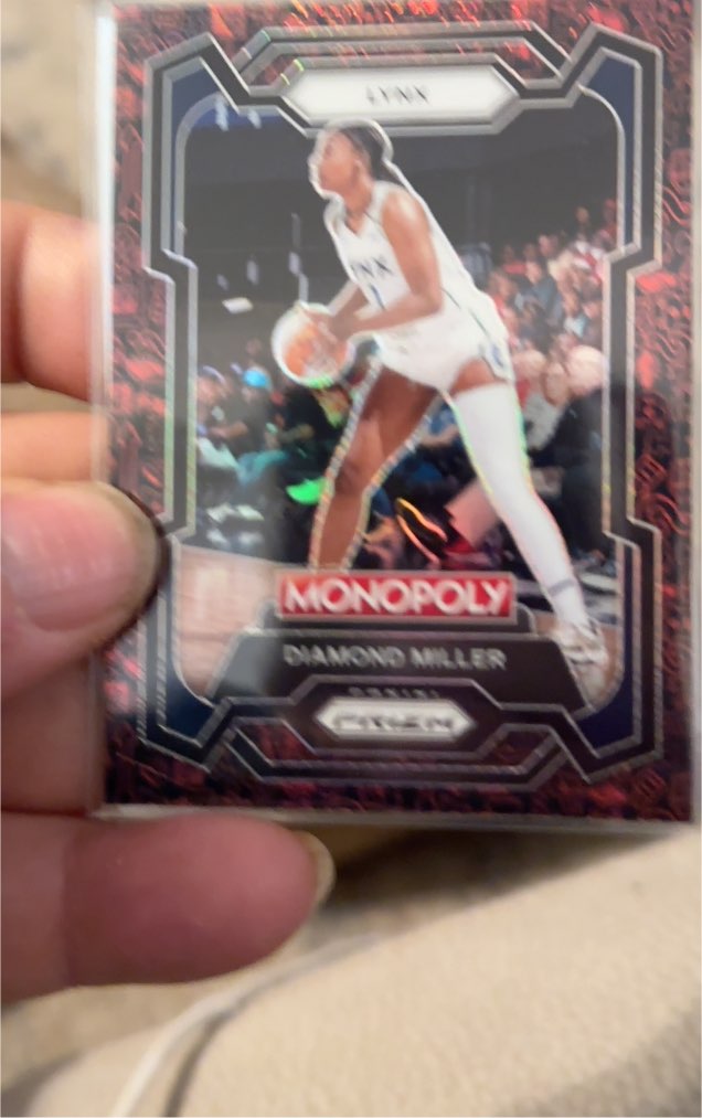 2024 Panini Prizm Monopoly WNBA #9 Diamond Miller — front