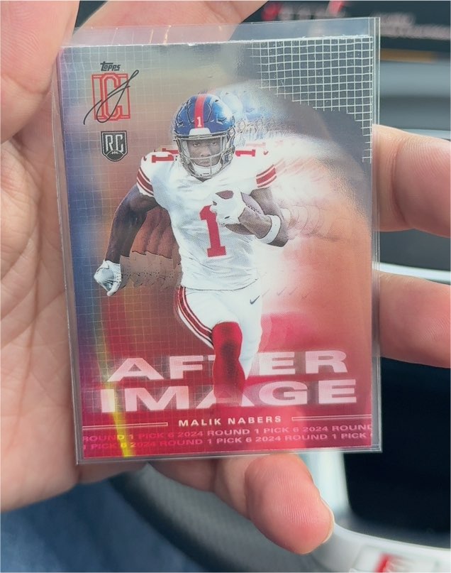 2024 Topps Signature Class #AI-11 Malik Nabers After Image — front