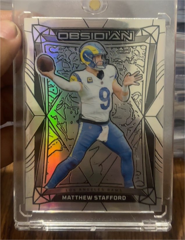 2024 Panini Obsidian #115 Matthew Stafford — front