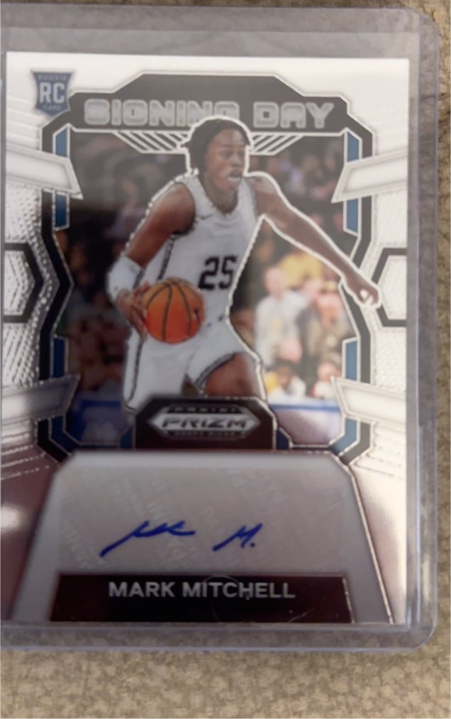 2024 Panini Prizm Draft Picks Signing Day #SD-MIT Mark Mitchell — front