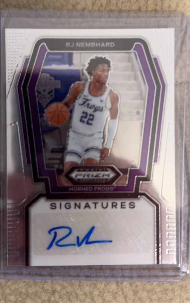 2024 Panini Prizm Draft Picks Signatures #S-RJM RJ Nembhard — front