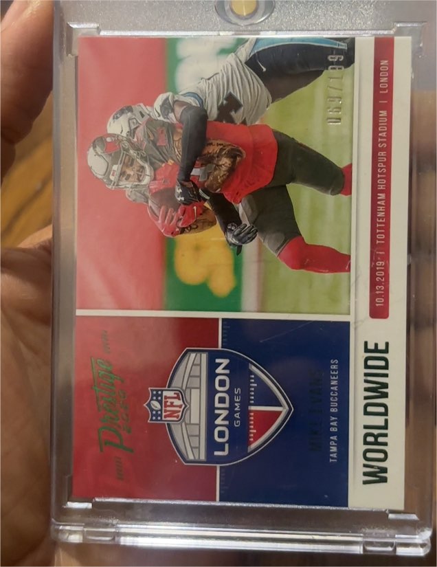 2020 Panini Prestige Worldwide #WW-ME Mike Evans — front