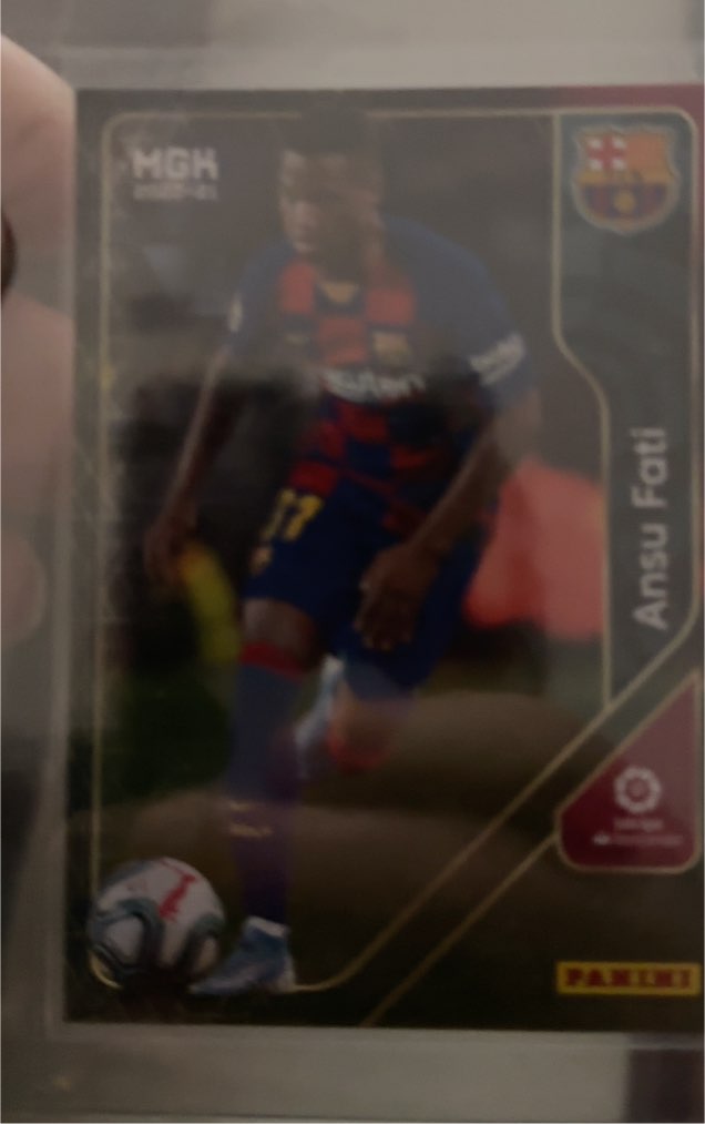 2021 Panini Match Attax #MGH Ansu Fati — front