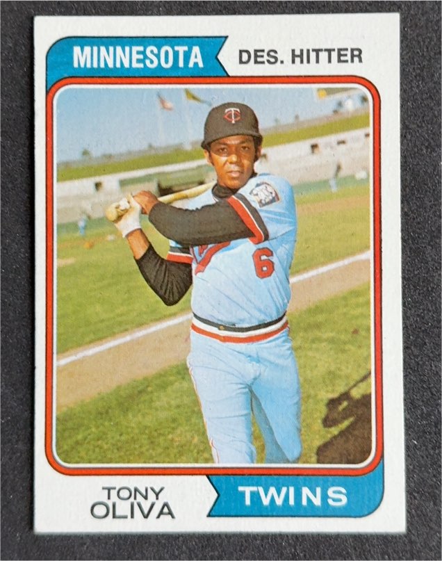 1974 Topps #190 Tony Oliva — front