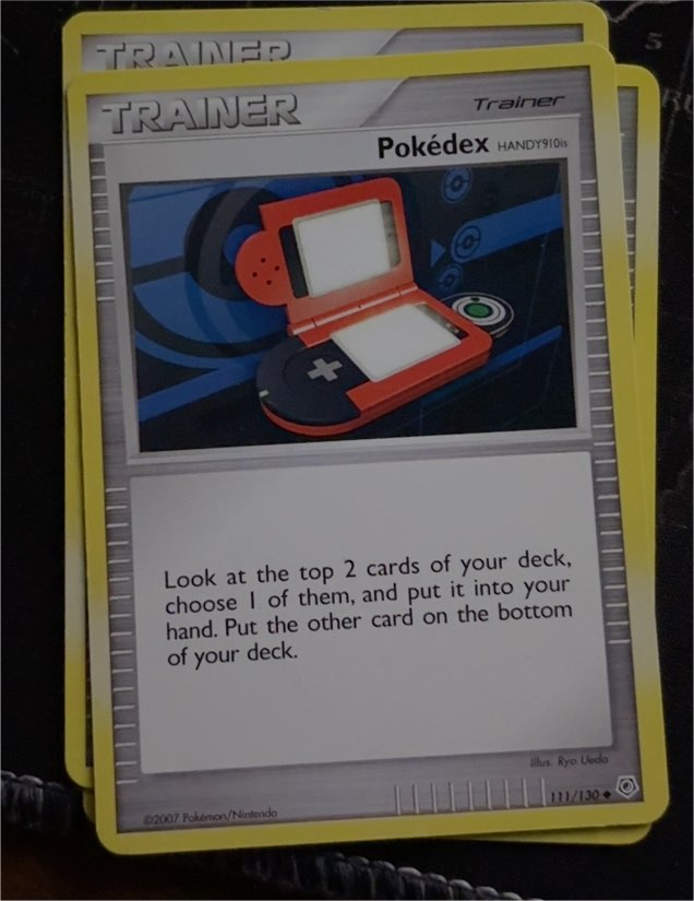 2007 Pokémon Diamond & Pearl #111 Pokédex — front