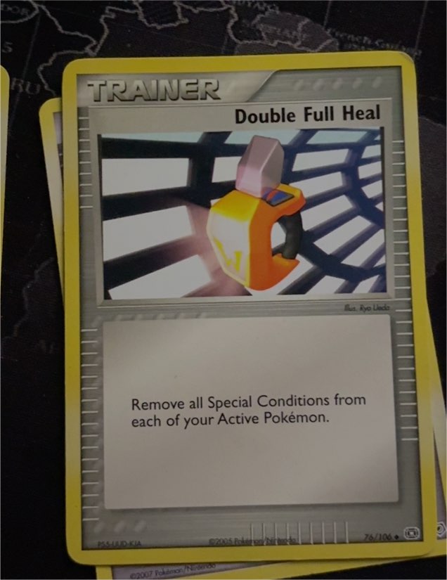 2005 Pokémon EX Emerald #76 Double Full Heal — front