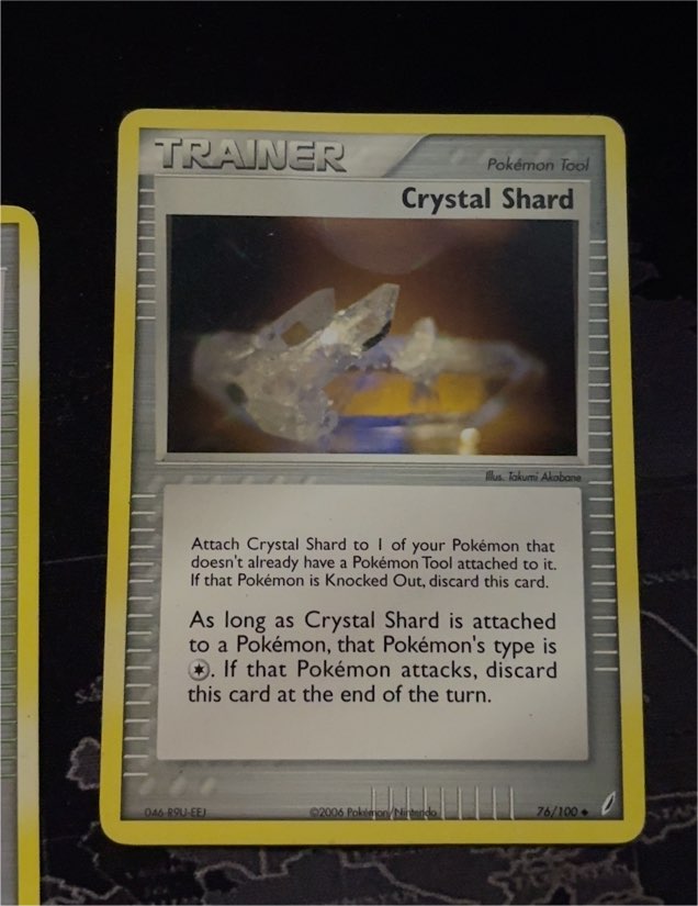2006 Pokémon EX Crystal Guardians #76 Crystal Shard — front