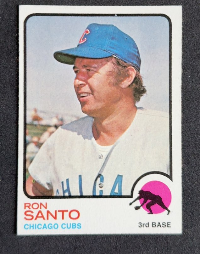 1973 Topps #115 Ron Santo — front