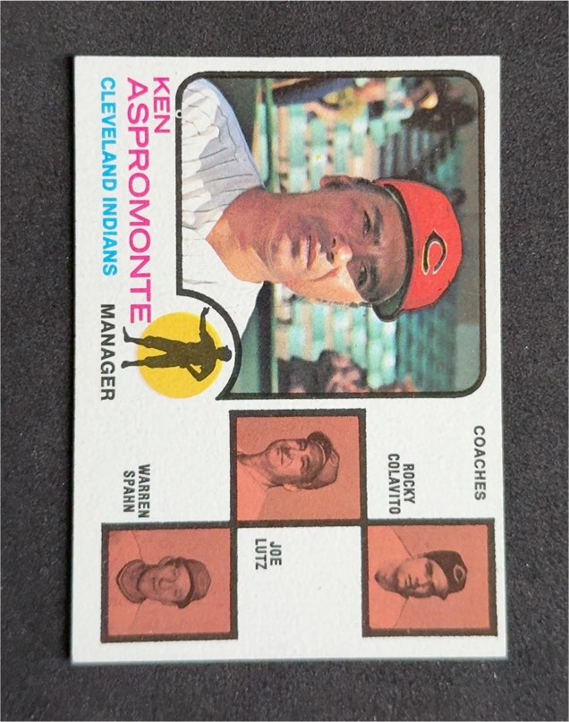 1973 Topps #449 Ken Aspromonte — front