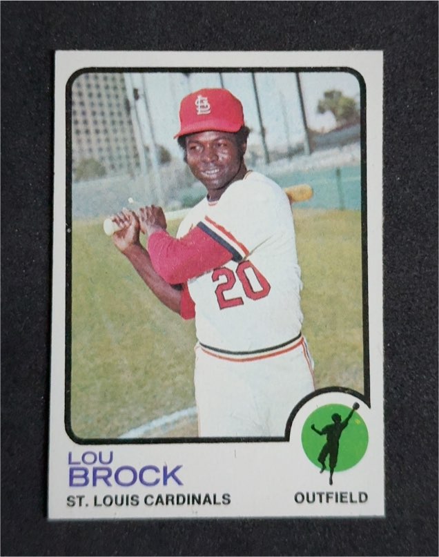 1973 Topps #320 Lou Brock — front