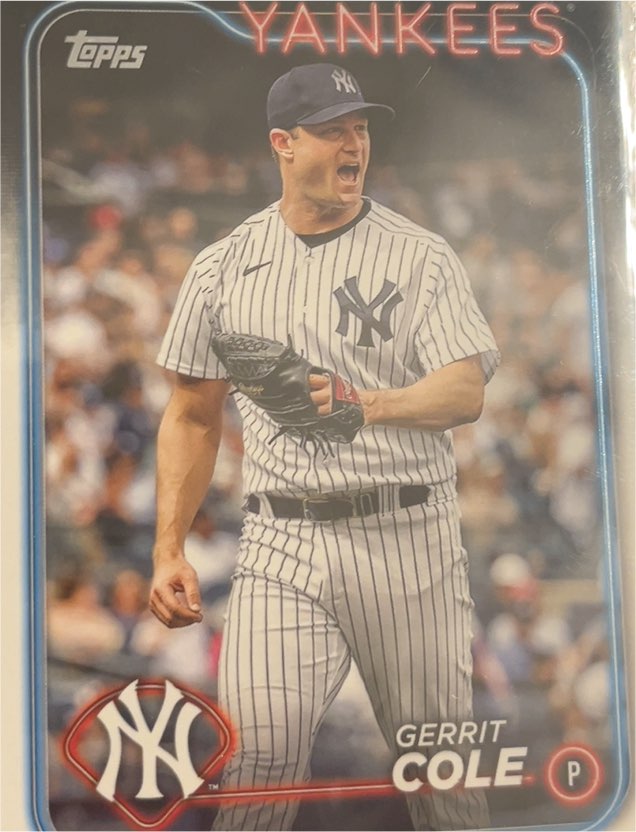 2024 Topps Series 1 #100 Gerrit Cole — front