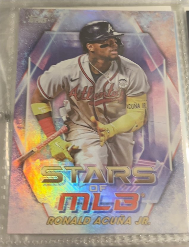 2023 Topps Stars of MLB #SMLB-3 Ronald Acuña Jr. — front