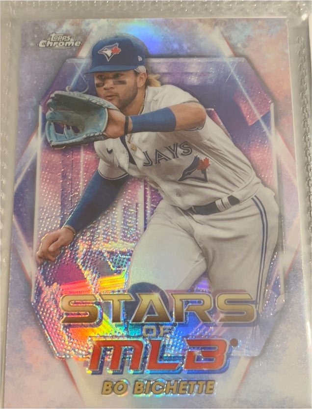 2023 Topps Chrome Stars of the MLB #SMLB-25 Bo Bichette — front