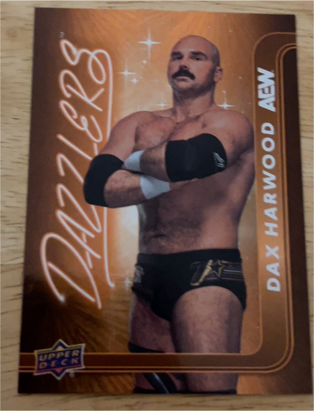 2025 Upper Deck AEW Dazzlers #DZ-9 Dax Harwood — front
