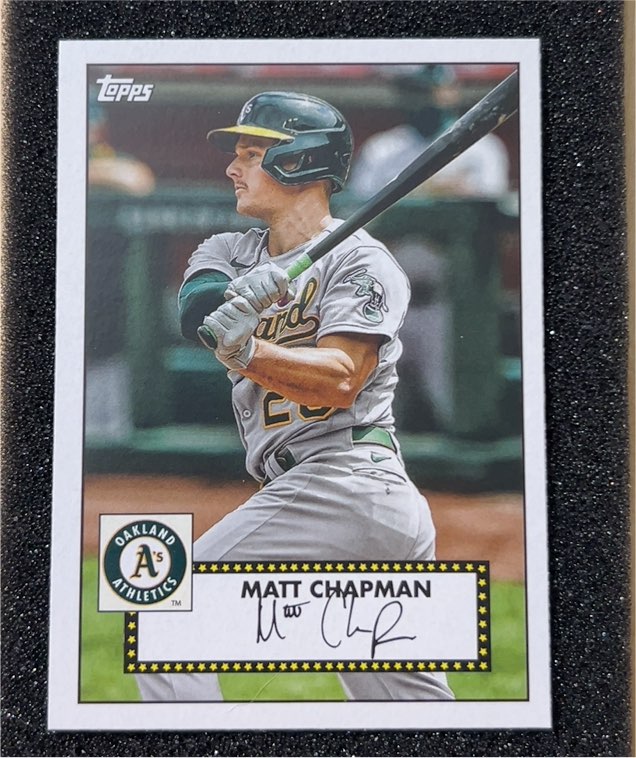 2021 Topps 1952 Topps Redux #T52-44 Matt Chapman — front