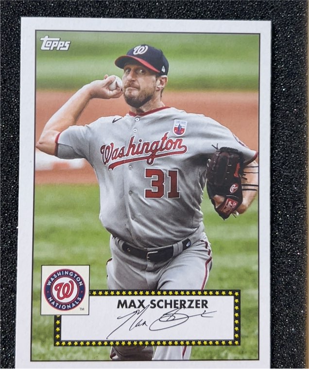 2021 Topps #T52-13 Max Scherzer — front