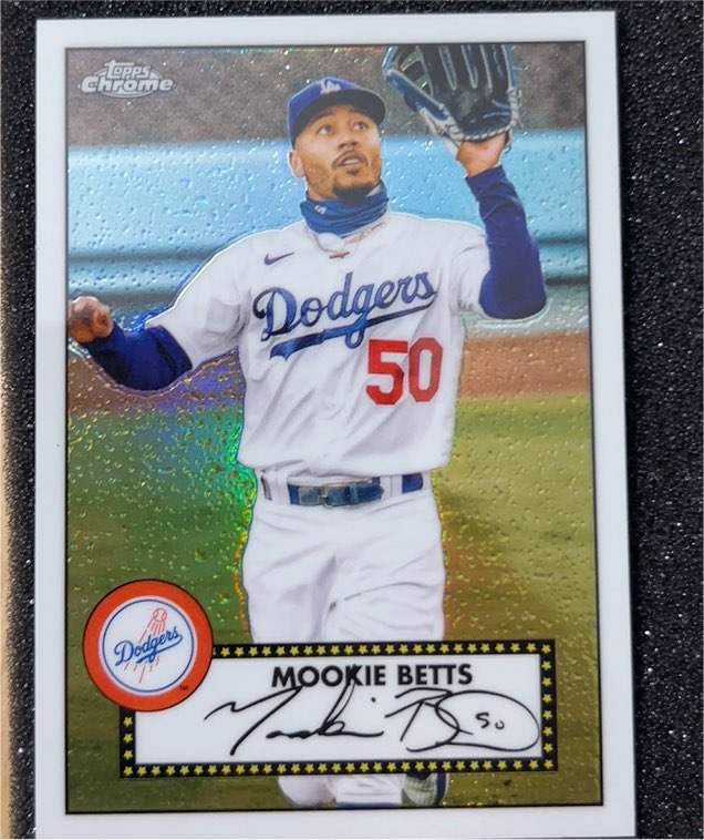 2021 Topps Chrome #TC52-6 Mookie Betts — front