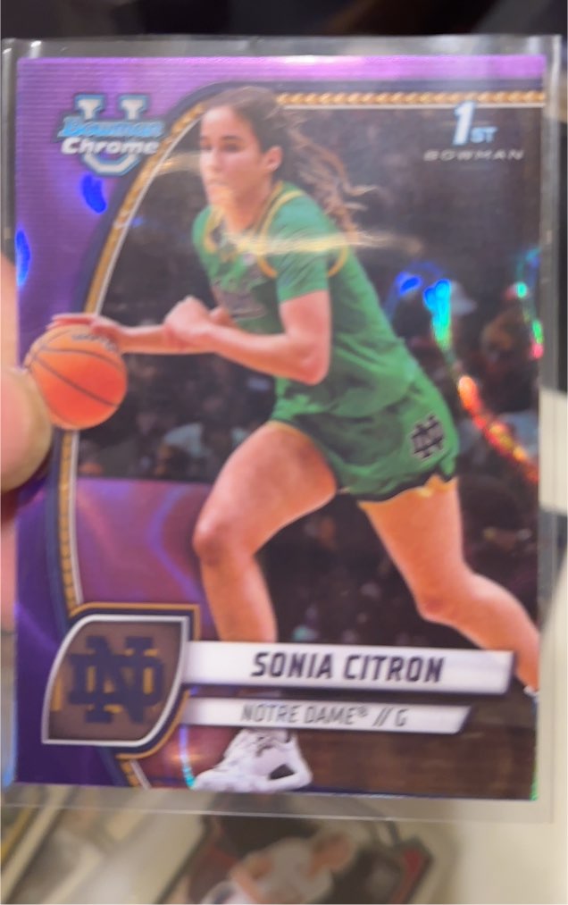 2024 Bowman Chrome University #64 Sonia Citron — front