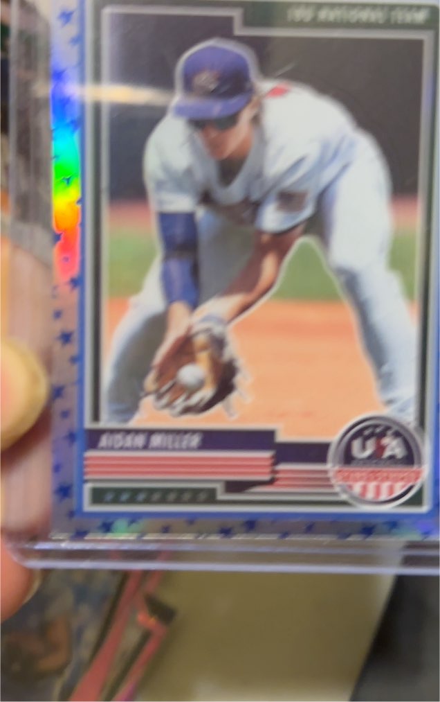 2023 Panini Stars & Stripes USA Baseball #56 Aidan Miller — front