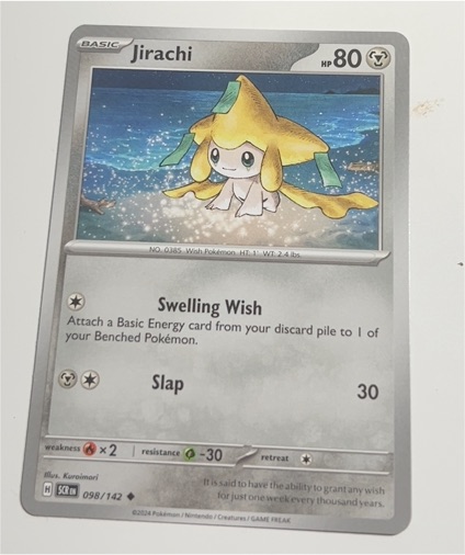 2024 Pokémon SV07: Stellar Crown #098 Jirachi — front