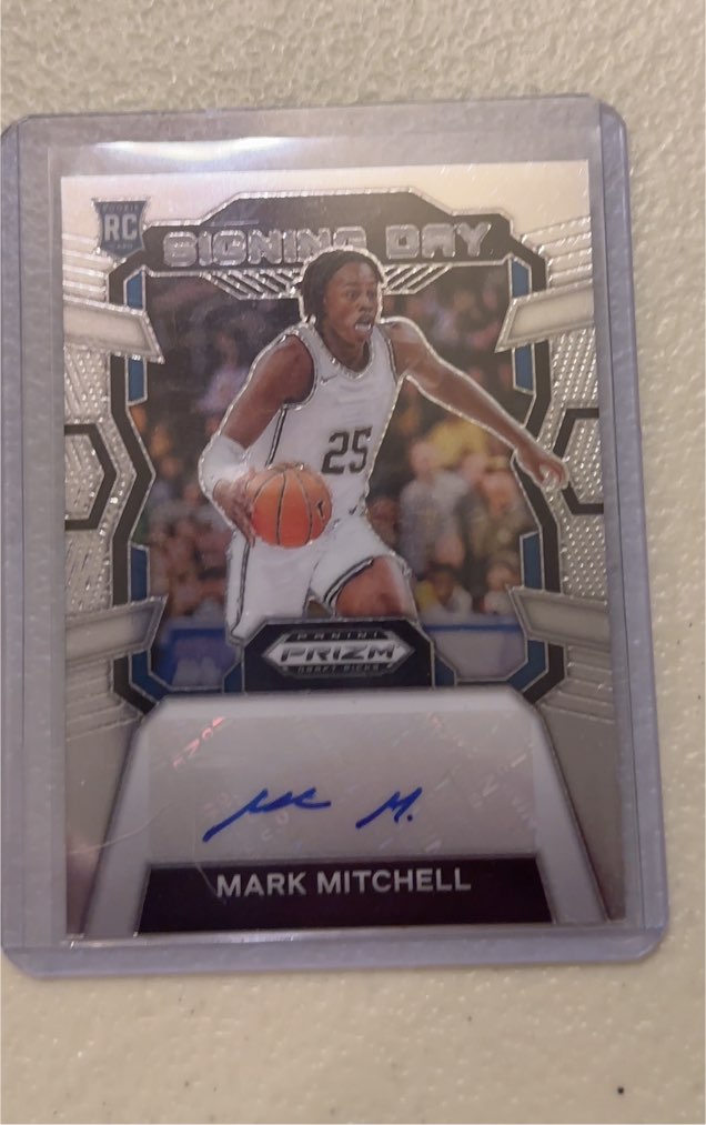 2024 Panini Prizm Draft Picks Signing Day #SD-MIT Mark Mitchell — front