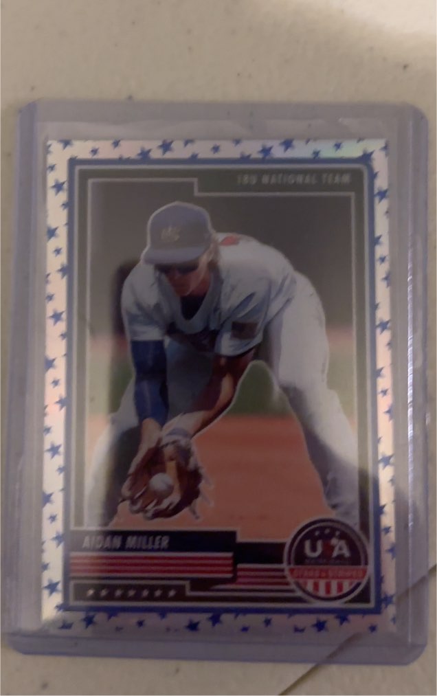 2023 Panini USA Baseball Stars & Stripes #56 Aidan Miller — front