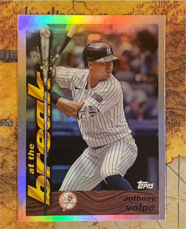 2024 Topps Archives #95ATB-10 At the Break Anthony Volpe — front