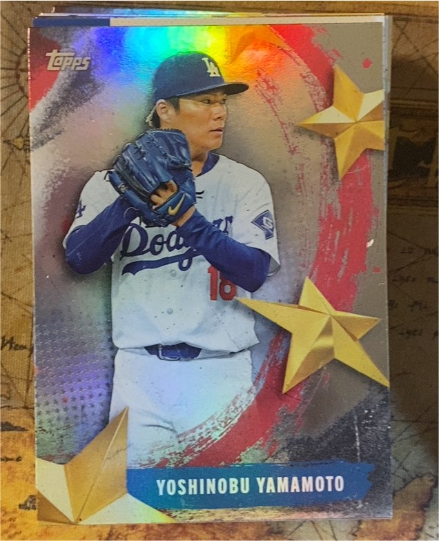 2025 Topps Series 2 Stars of MLB #SMLB-43 Yoshinobu Yamamoto — front
