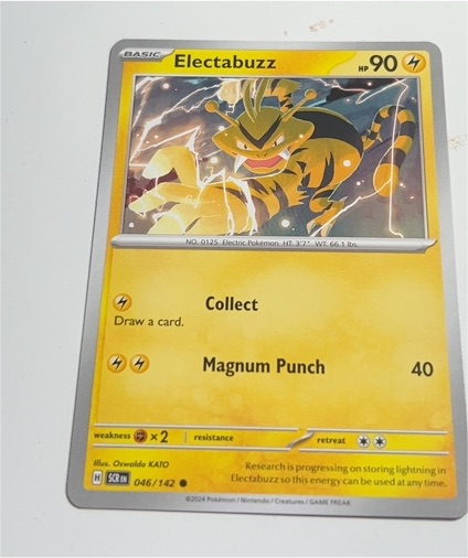 2024 Pokémon Stellar Crown #046 Electabuzz — front