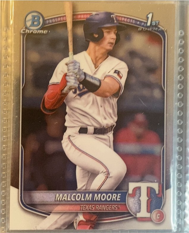 2025 Bowman Chrome Prospects #BCP-129 Malcolm Moore — front