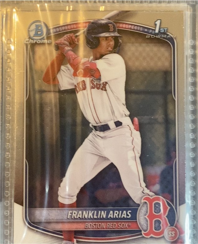 2025 Bowman Chrome #BCP-67 Franklin Arias — front