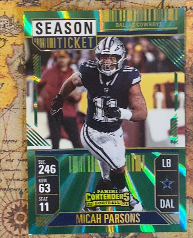 2024 Panini Contenders Season Ticket #246 Micah Parsons — front
