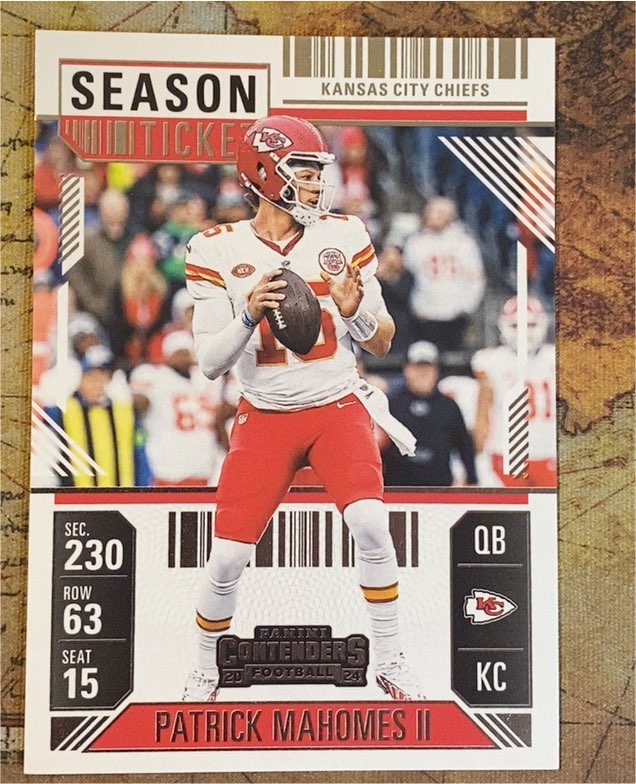 2024 Panini Contenders Season Ticket #50 Patrick Mahomes II — front