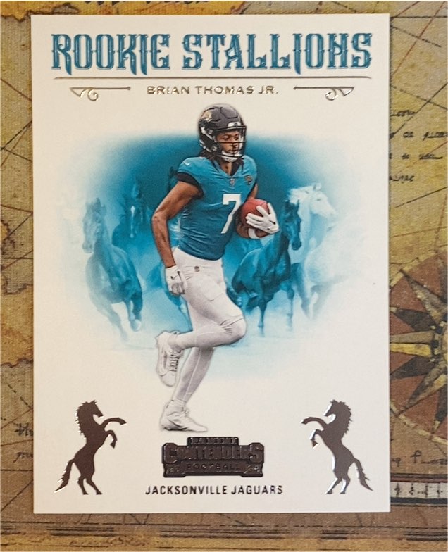 2024 Panini Contenders #14 Brian Thomas Jr. — front