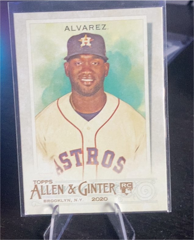 2020 Topps Allen & Ginter #118 Yordan Alvarez — front