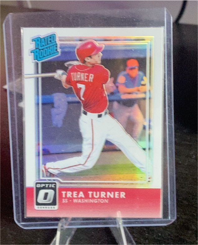 2016 Panini Donruss Optic #33 Trea Turner Rated Rookie — front