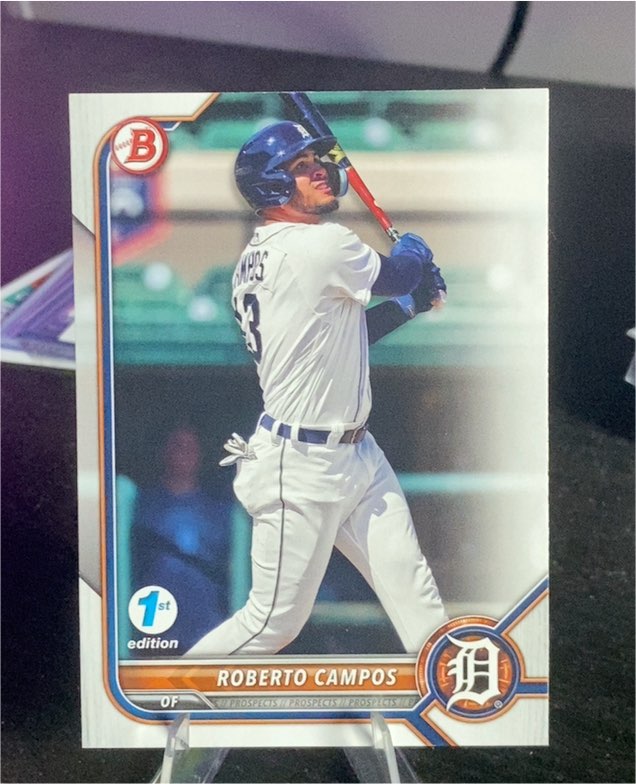 2022 Bowman Draft 1st Edition #BD-39 Roberto Campos — front
