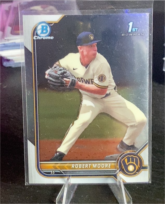 2022 Bowman Chrome #BDC-131 Robert Moore — front