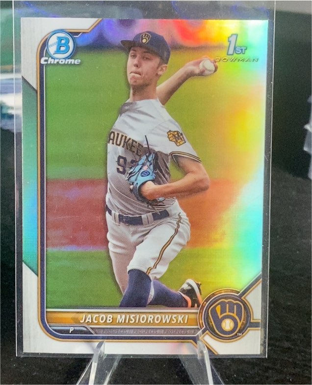 2022 Bowman Chrome #BDC-132 Jacob Misiorowski — front