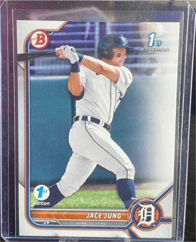 2022 Bowman Draft 1st Edition #BD-15 Jace Jung — front