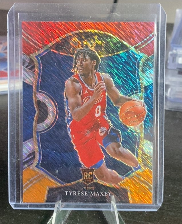 2020-21 Panini Select #81 Tyrese Maxey — front